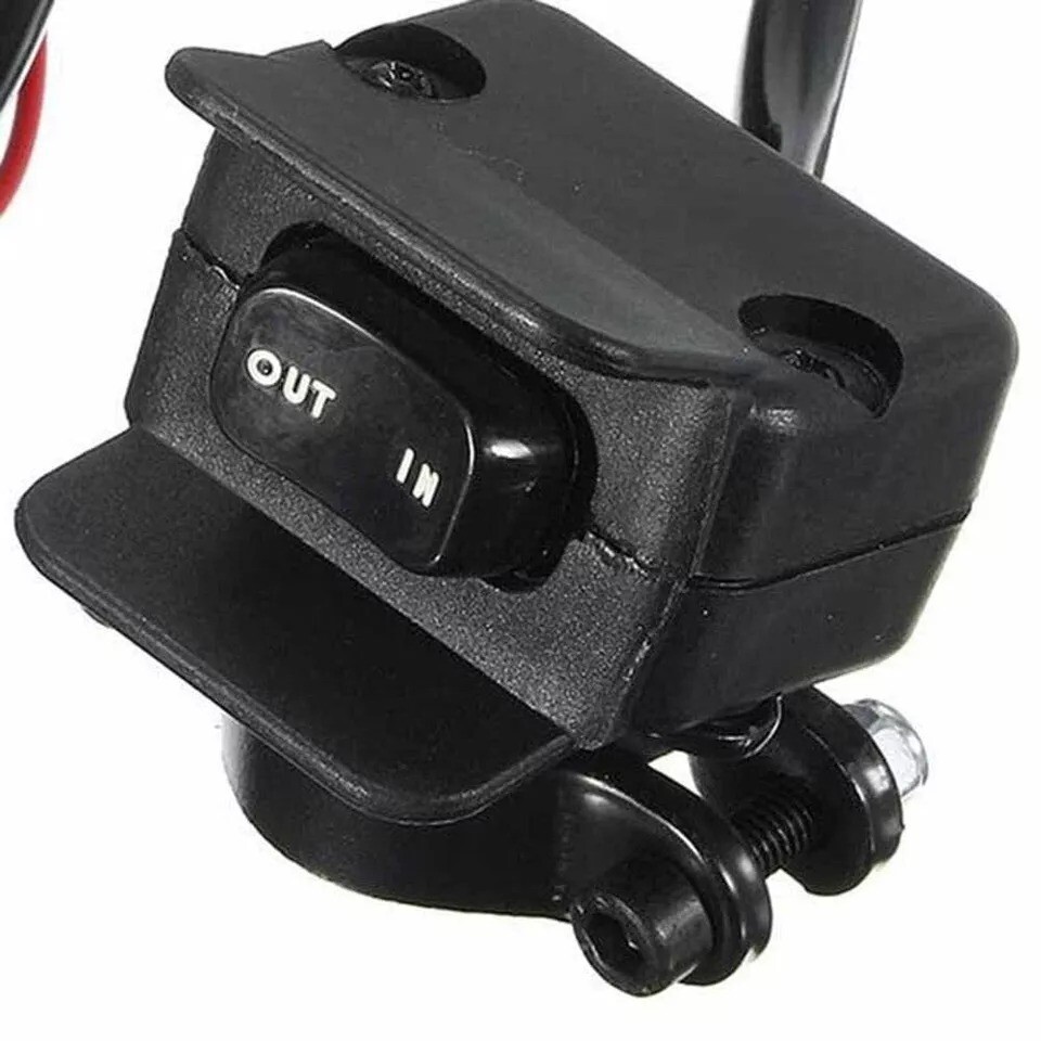 Heavy Duty Handlebar Control Line Winch Rocker Switch Handlebar Control Warn For