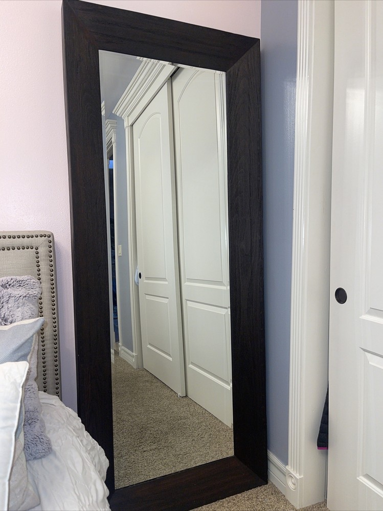 Dark Wooden Mirror
