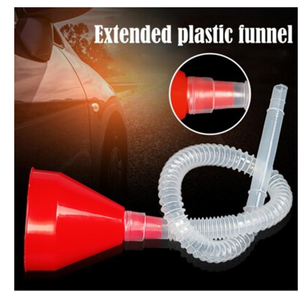 MULTIPORPOSE PLASTIC FUNNEL WITH EXTENDED HOSE 2 PCS