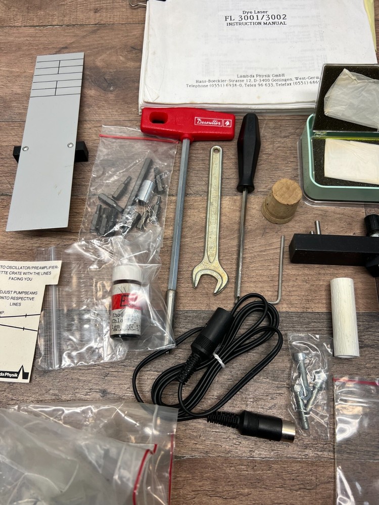 Lambda Physik Dye Laser Toolkit
