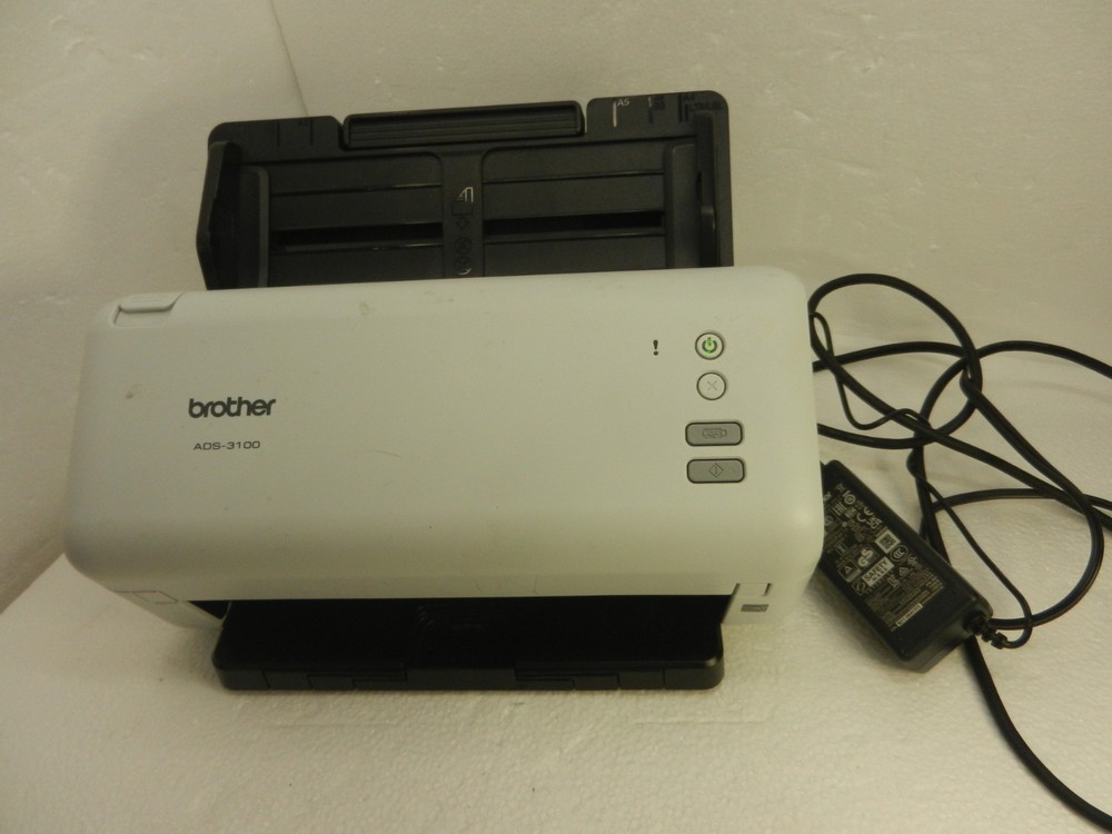 Brother ADS-3100 Duplex Document Scanner 600 DPI + AC ADAPTER & USB CABLE !!