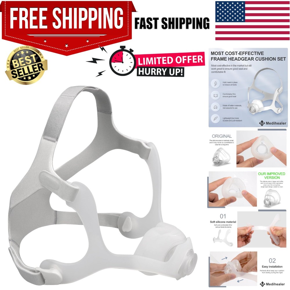 Comfort & Function: WISP Replacement Frame Set with Silicone Cushion & Clips