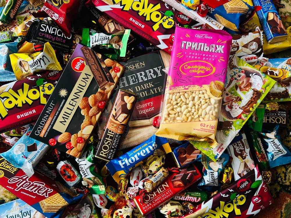 Ukrainian Candy Box | Mystery Sweets Gift Set | Assorted Chocolate & Candy Mix