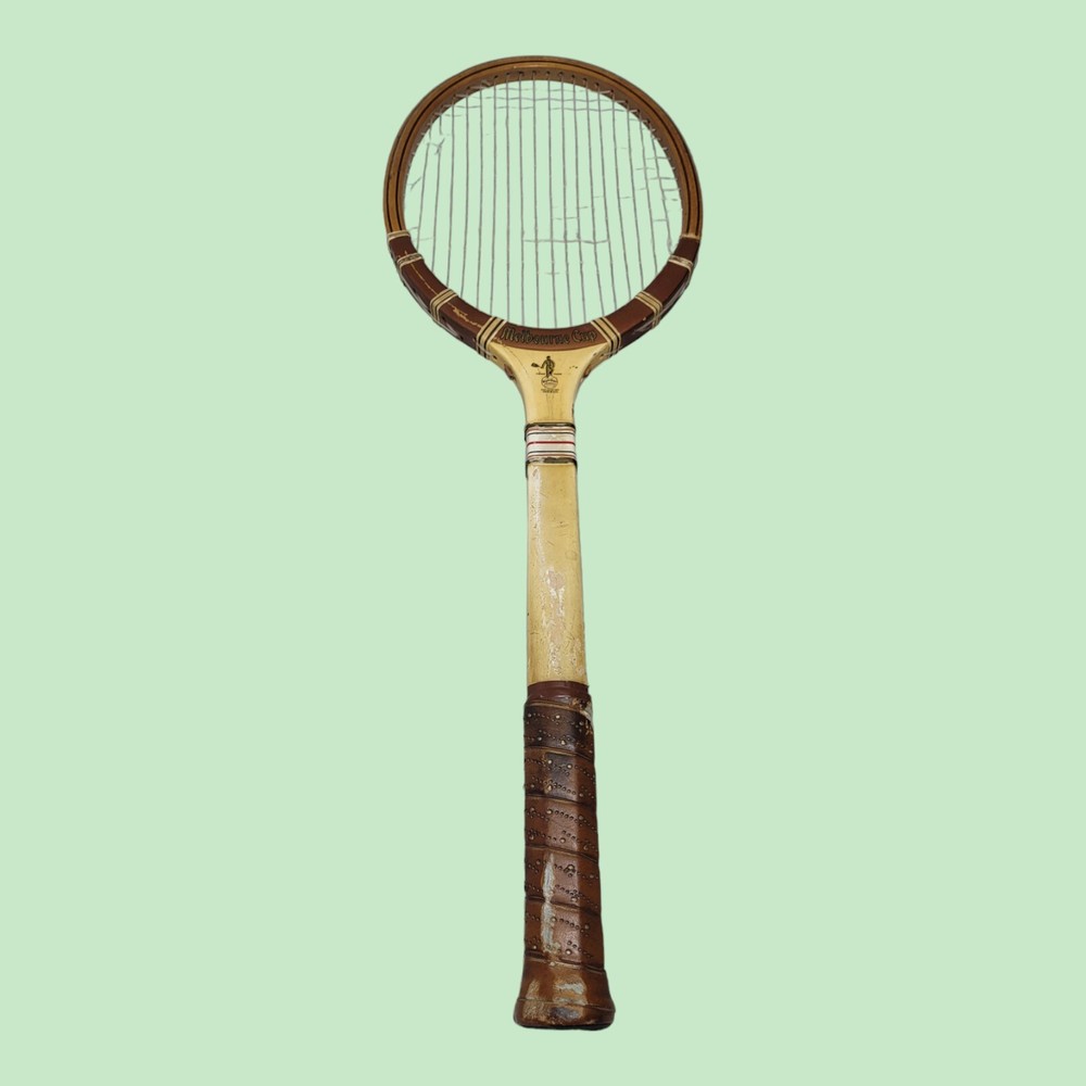 Melbourne Cup Tennis Racket By Wright  & Bitson Vintage