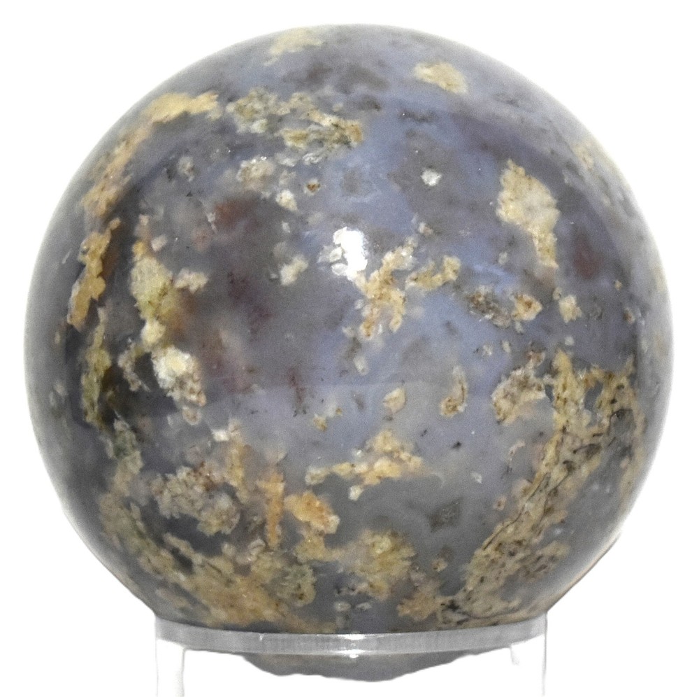 Beautiful Moss Agate Sphere 2.07"/200 grams