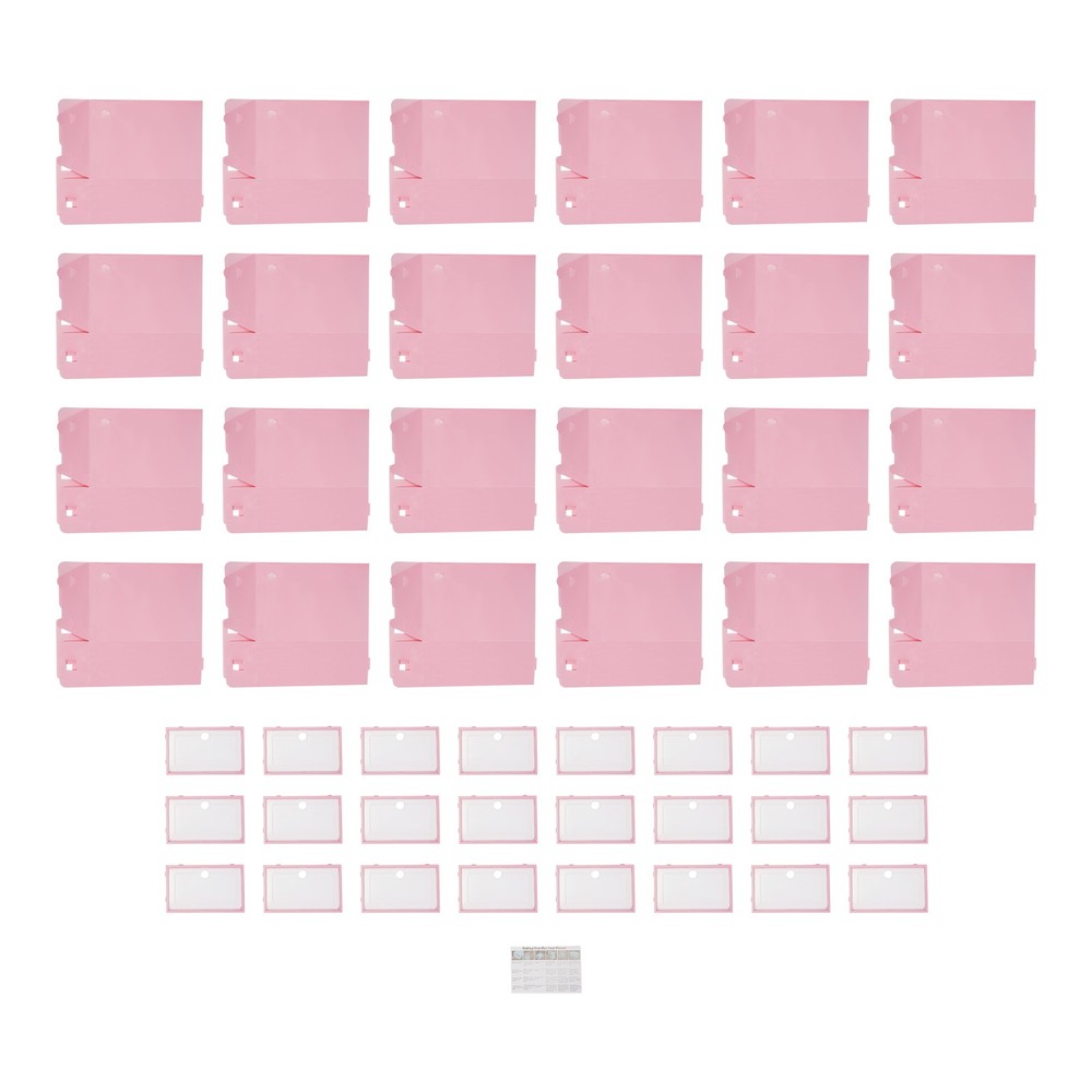 24-Pack Clear Lid Shoe Storage Boxes – Stackable & Space-Saving Solution