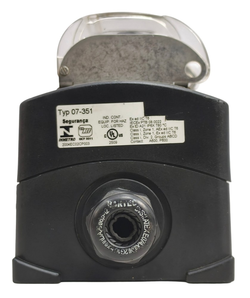 Inmetro Bartec 07-351 07-3511-10S92 2 Position Control Switch Selector Latching