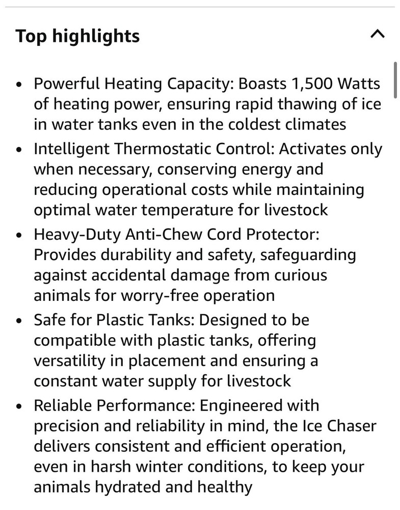Stock Tank De-Icer
