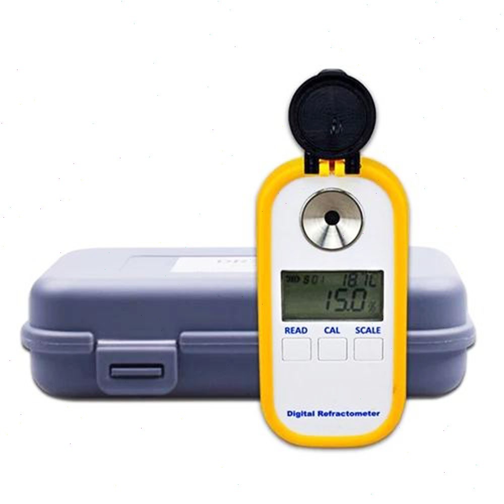 Portable Brix Tester Digital Refractometer with Temperature Range 32.0-104.0℉
