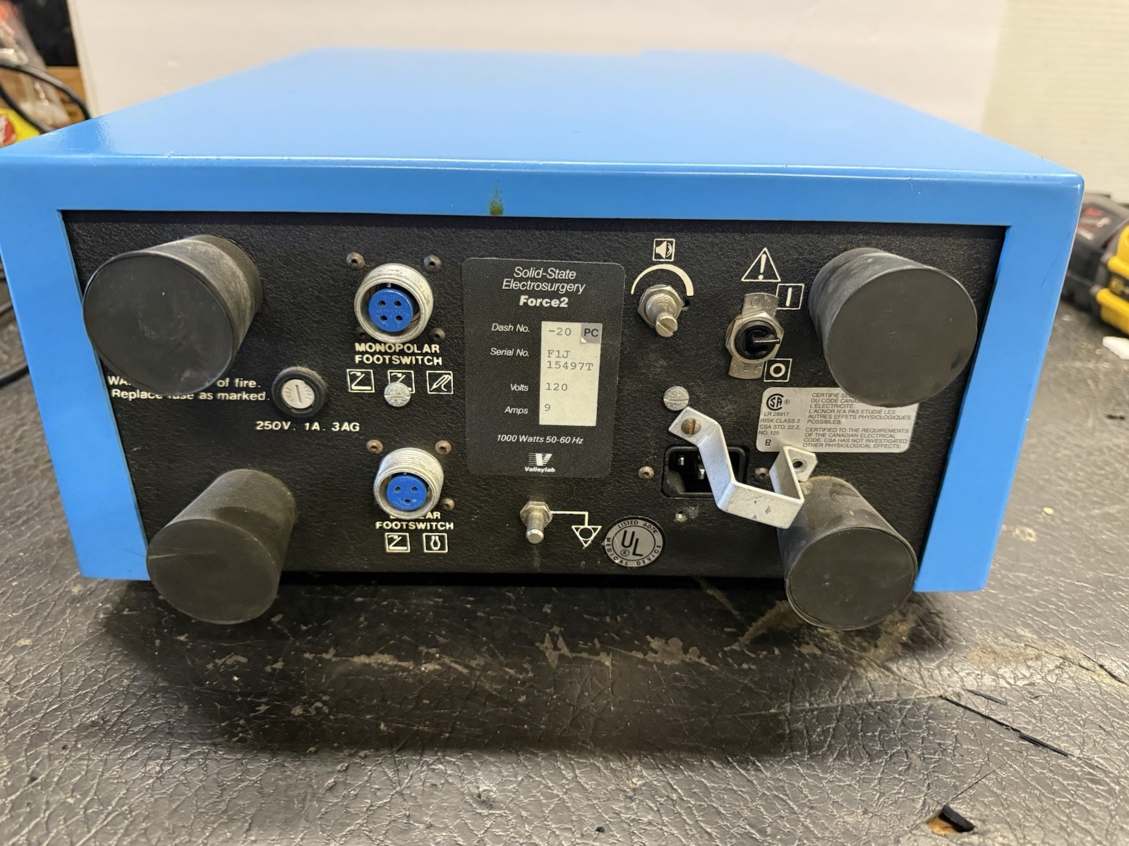 Valleylab Force 2 Electrosurgical Unit ESU Solid State Not Working AS IS