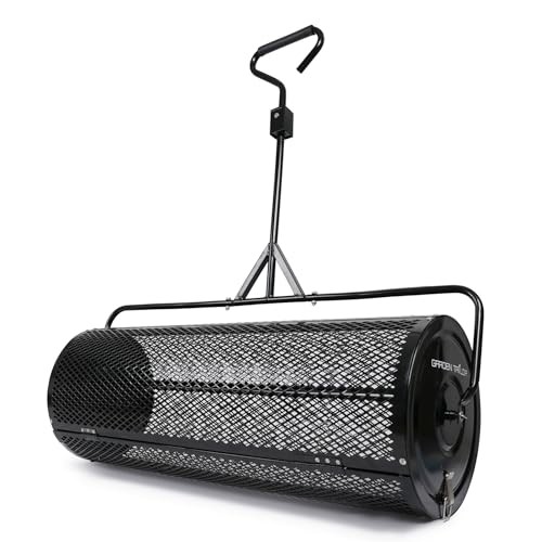Compost Spreader Towable Peat Moss Spreader with Installation 44 Inch