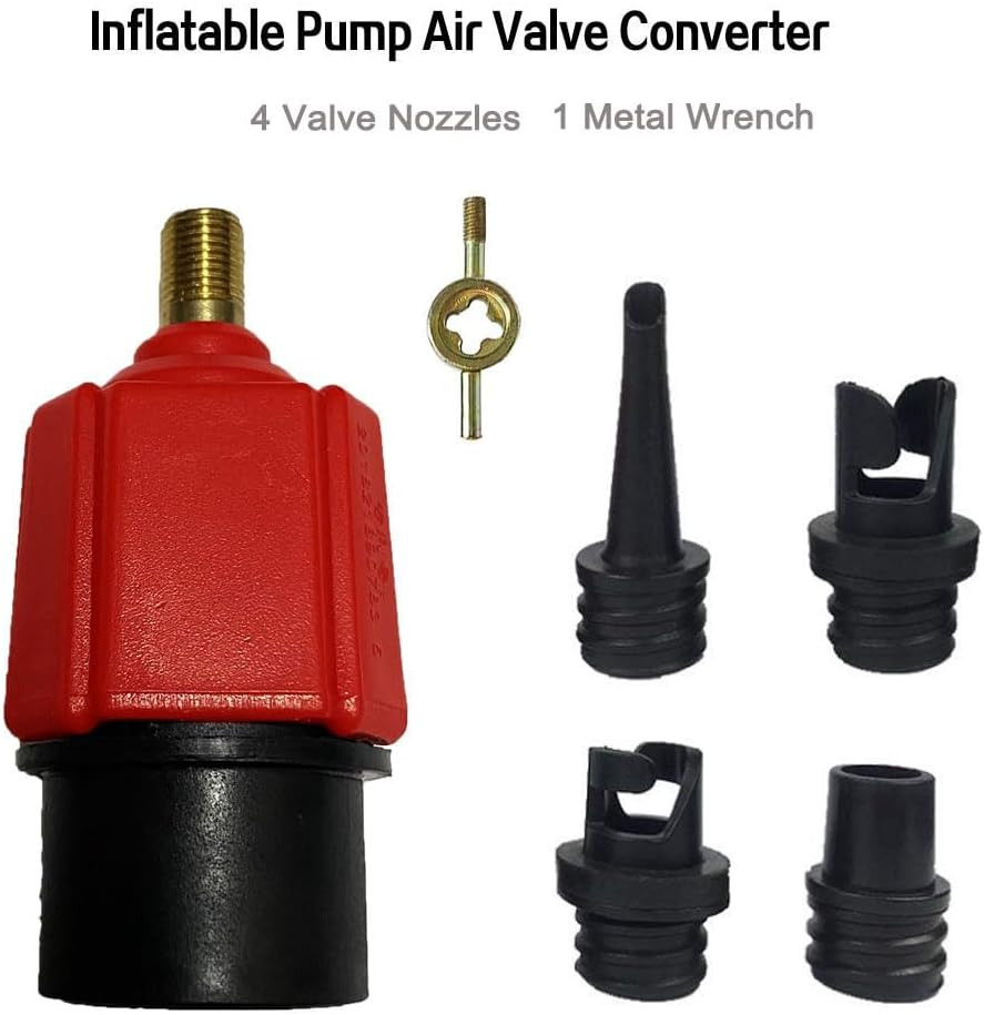 Pesandy Inflatable SUP Pump Adaptor Compressor Paddle Board Pump Adapter, Multi