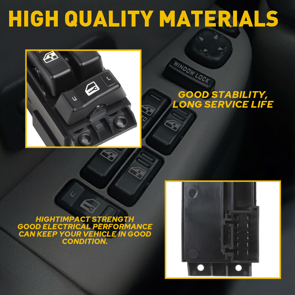 For 2000-2002 Chevy GMC Left Driver Side Master Power Window Door Switch Control
