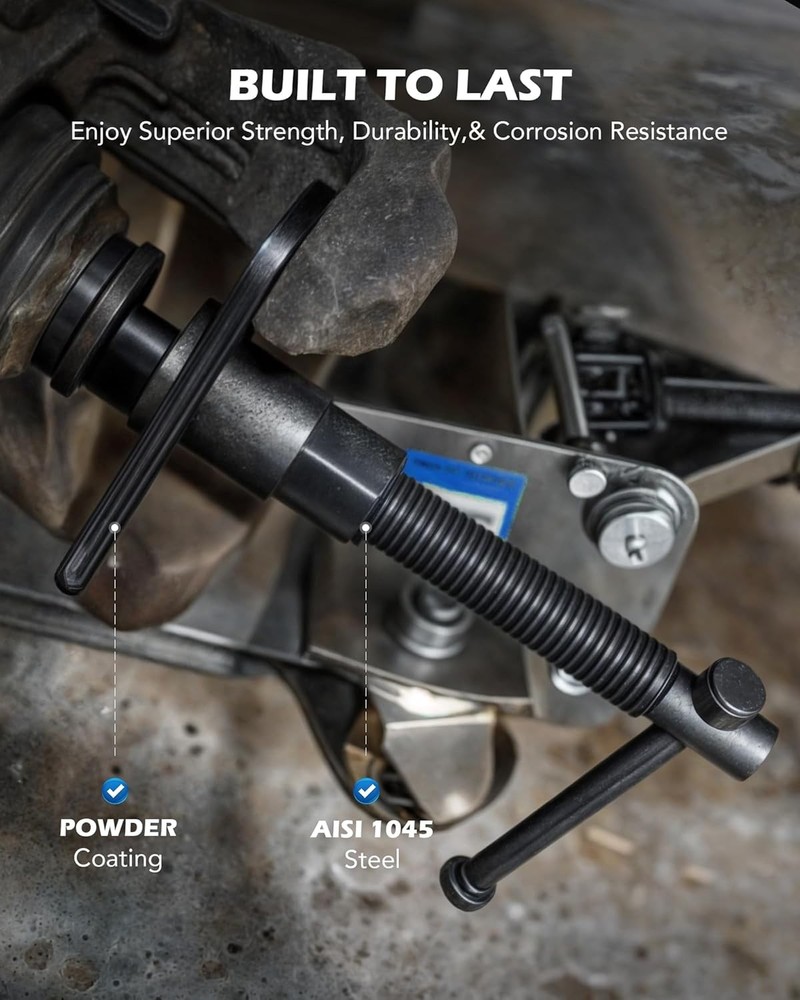 Tech Brake Caliper Wind Back Tool Kit, 24pc Brake Caliper Compression Tool Set w