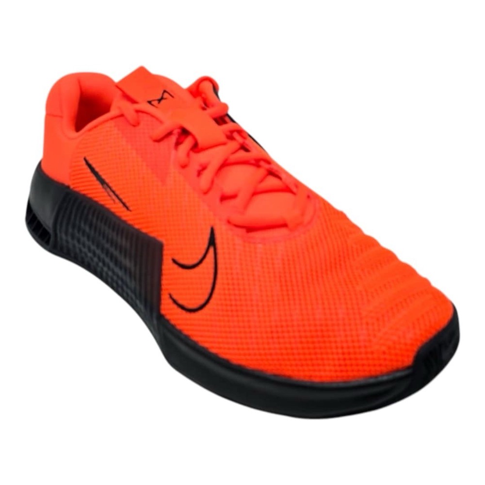 Nike Metcon 9 Training Shoes Mens Size 10 Orange Black Gym Sneakers DZ2617-801