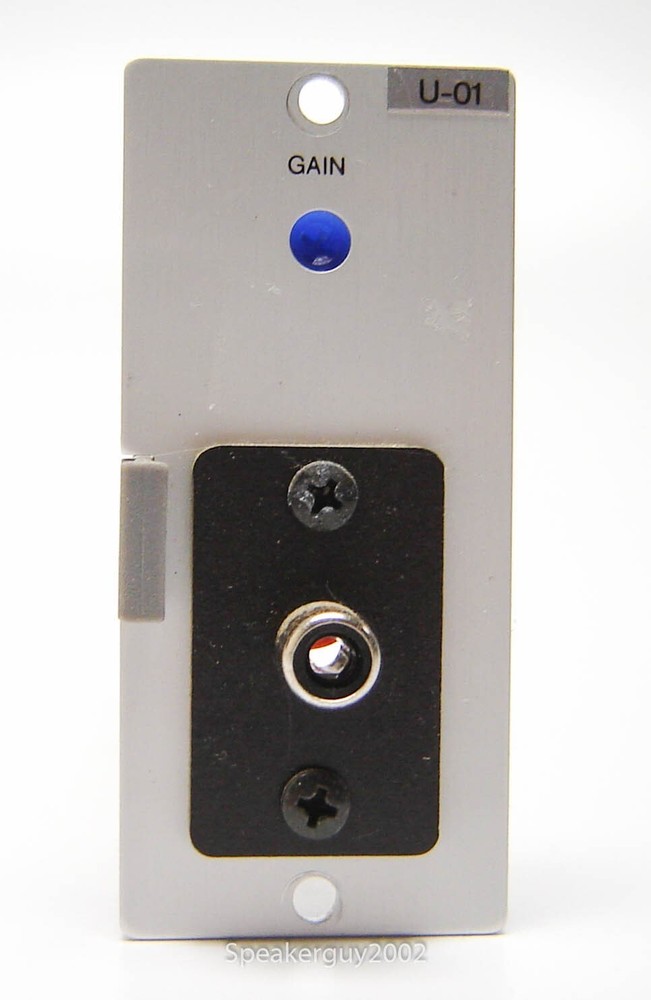 TOA U-01 / Unbalanced Female RCA Line Input Module -- CC