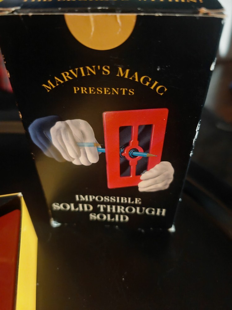 Marvins Magic Spooky Magic and Impossible Solid Through Solid FREE UK POSTAGE