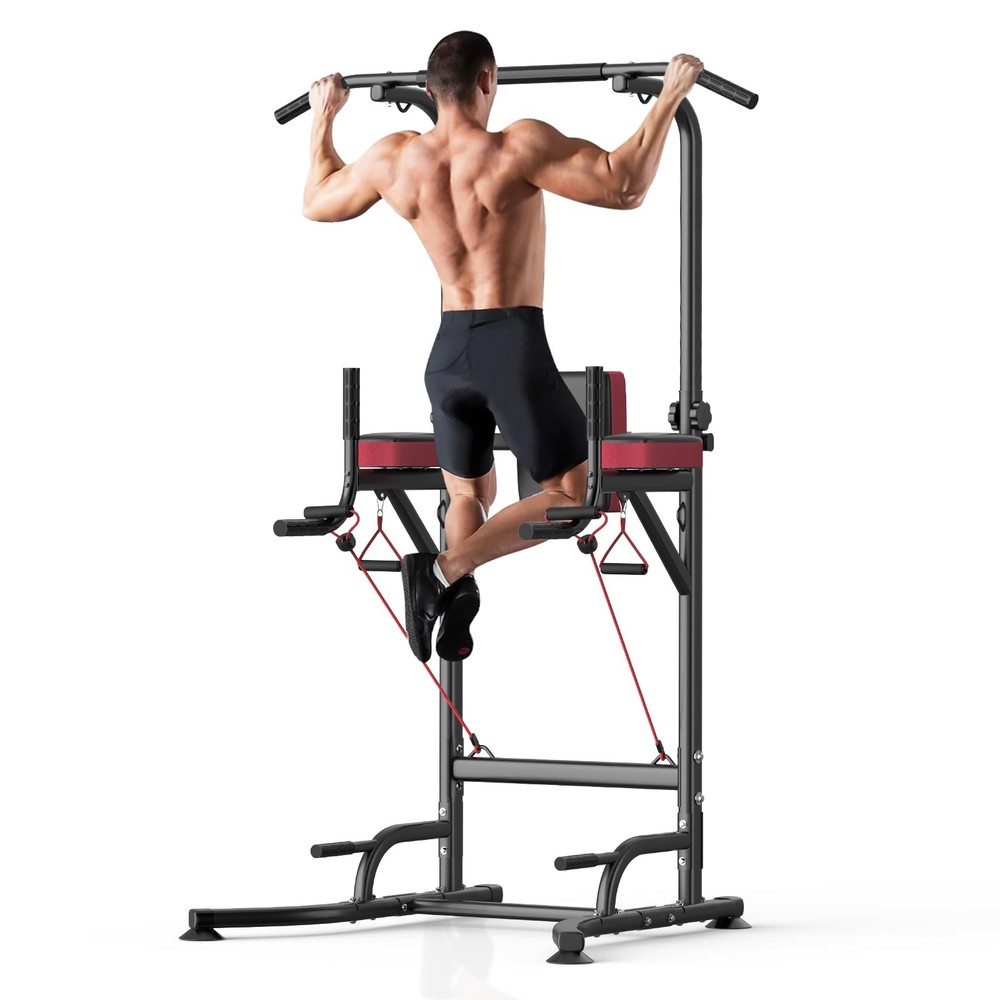 Pull Up Bar Free Standing for Multi-Function Home Gym Strength, Pull Up Dip S...