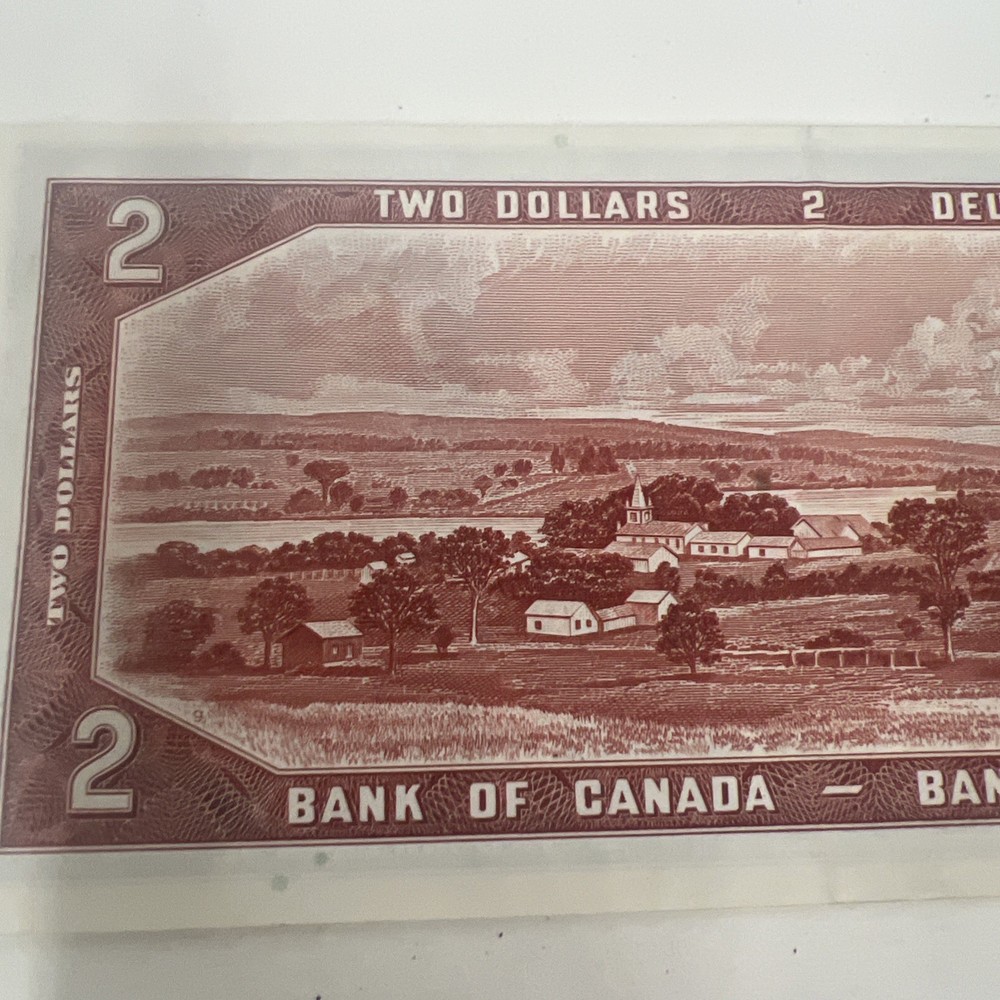 Bank Of Canada 67b Devils Face 1954 Uncirculated