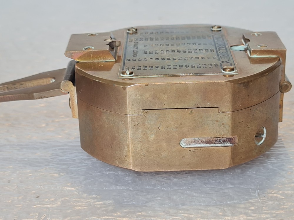 Vintage Stanley Brass Navigation Compass - Maritime