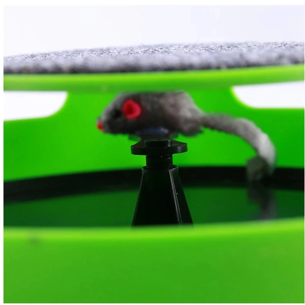 Smart Pet Exercise & Training Play Pad | Interactive Cat Toy 360° Rotating Mouse