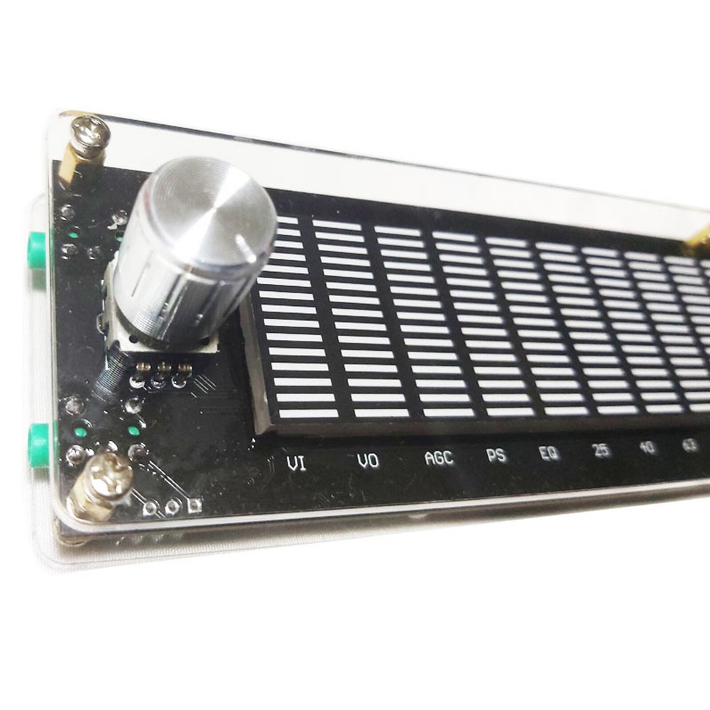 Stereo VU Meter Indicator Music Spectrum Analyzer 20 Segment LED Level Display