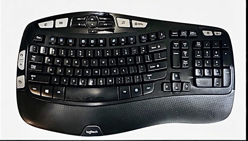 Logitech K350 Wireless Ergonomic Keyboard Mouse Combo Unifying USB