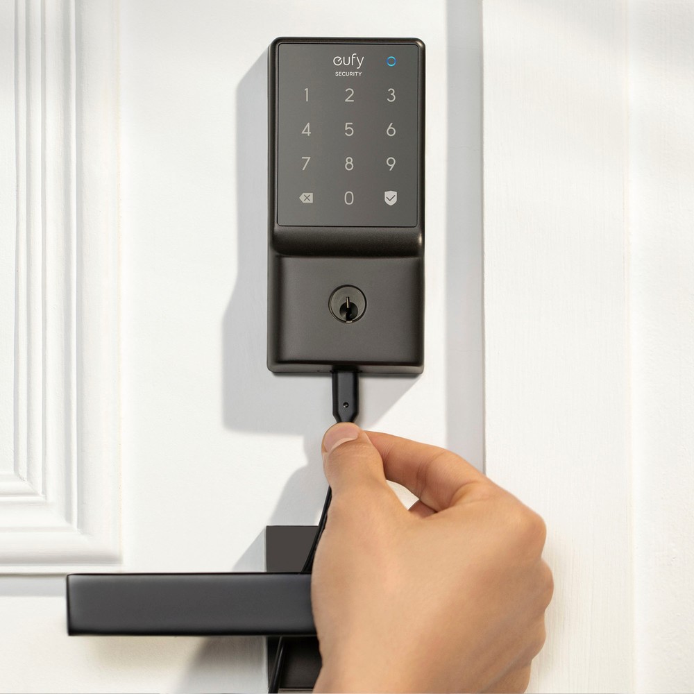eufy Security - Smart Lock C210 WiFi Replacement Deadbolt with eufy App|Keypa...