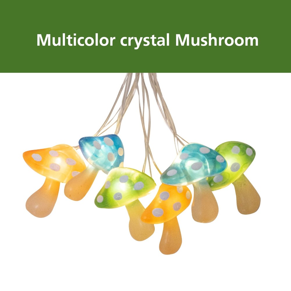 Solar 30 Count Mushroom Light