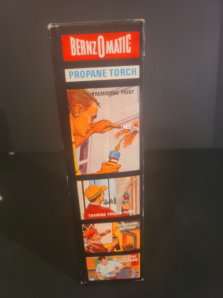 Vintage RARE EMPTY BOX ONLY Bernzomatic Master Torch Kit EMPTY BOX ONLY