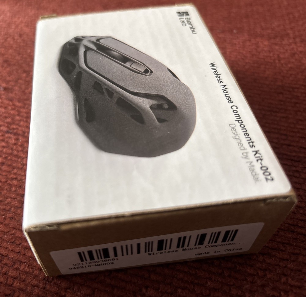 Bambu Lab Makerworld MH002 3D Printed Wireless Mouse Model Components DIY