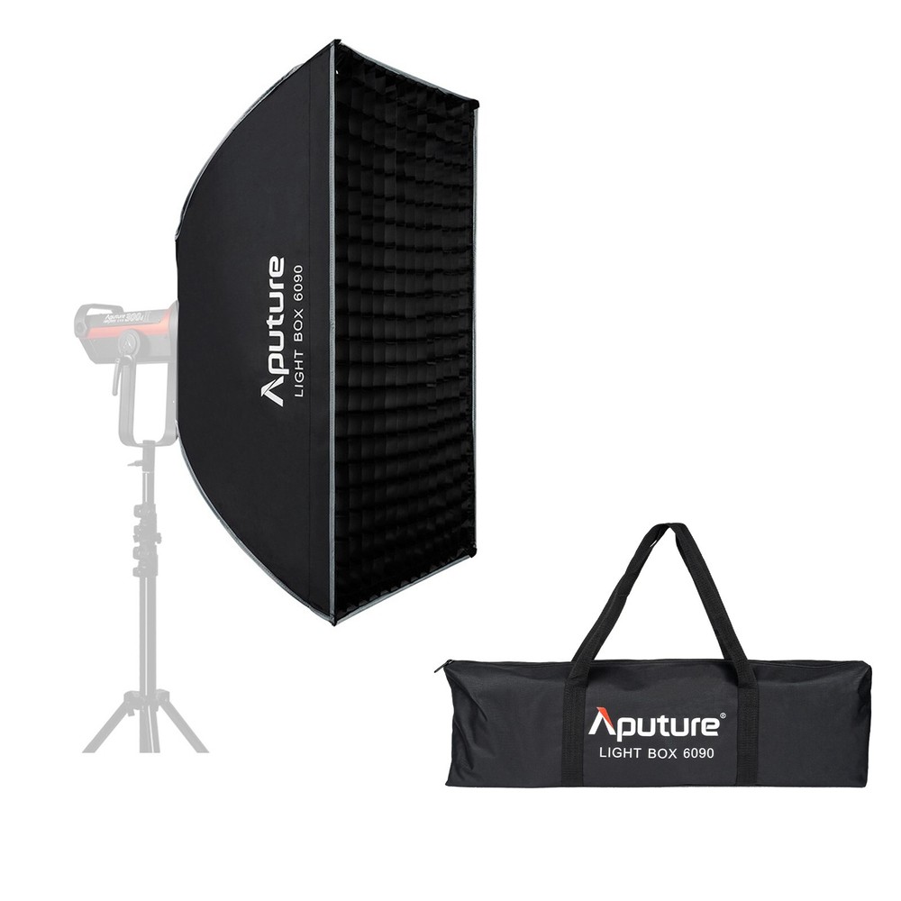 Aputure 60x90cm Strip Softbox w/Honycomb Grid For Studio Strobe Flash Light