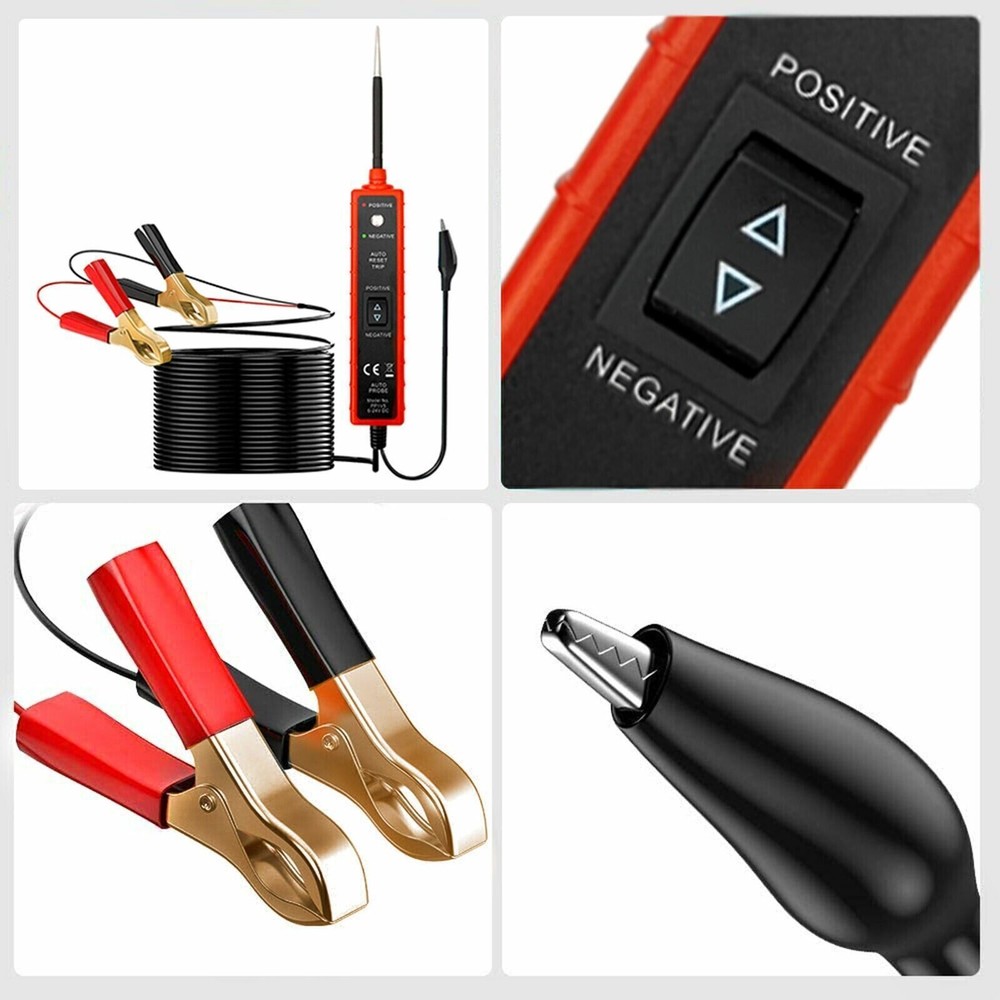 Automotive Digital Power Probe Circuit Electrical Tester Test Lead Device System