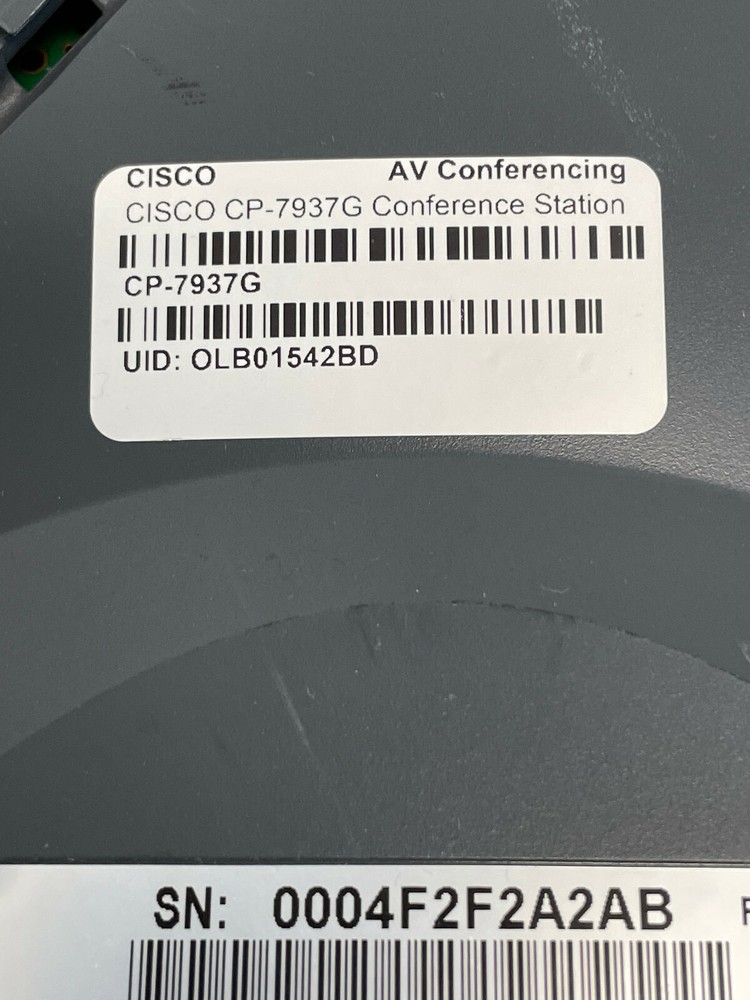 A24: CISCO / POLYCOM 7937, Cisco IP Conference Station