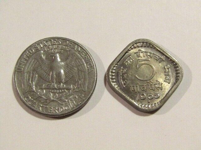 India 1965 5 Paise unc Coin