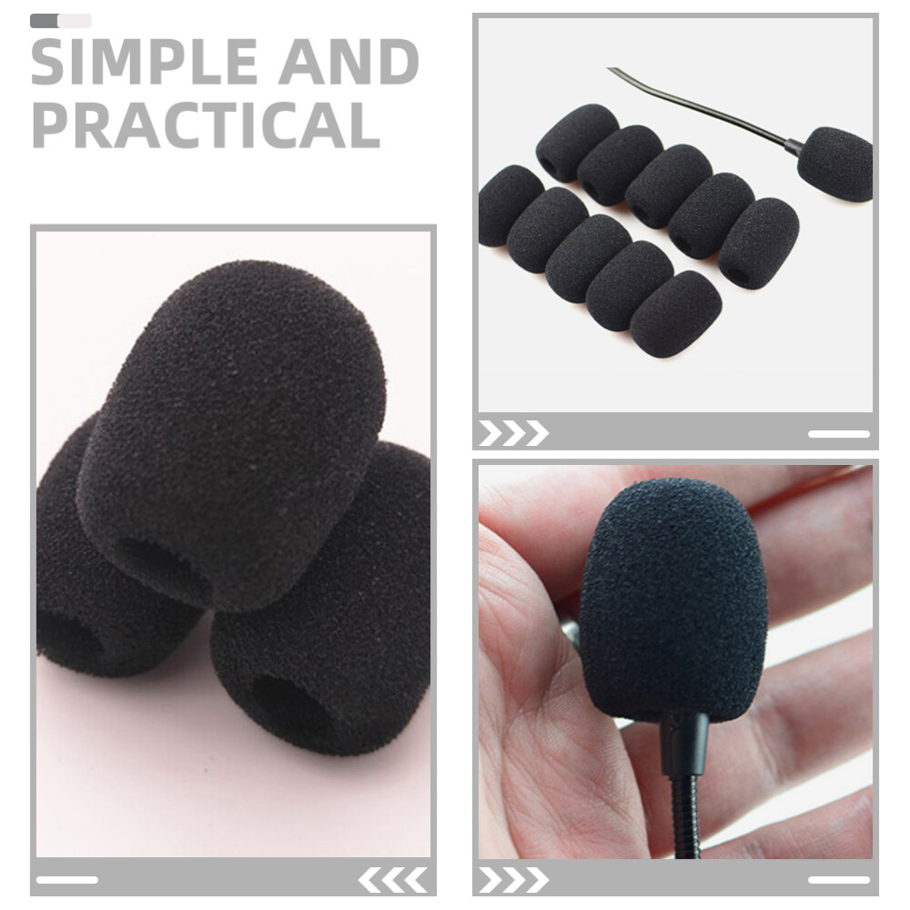 20Pcs Lapel Microphone Windscreen Headset Windscreen Microphone Windscreen
