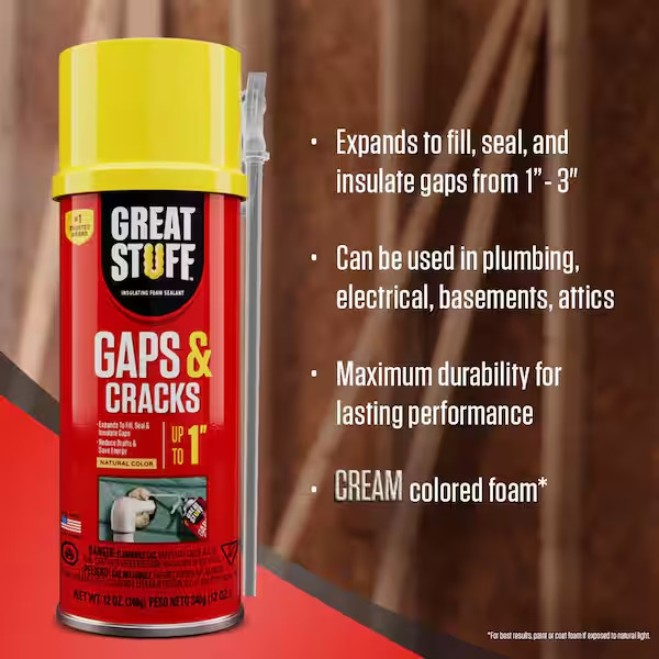 Great Stuff 12 Oz. Gaps and Cracks Insulating Spray Foam Sealant 20 Pack