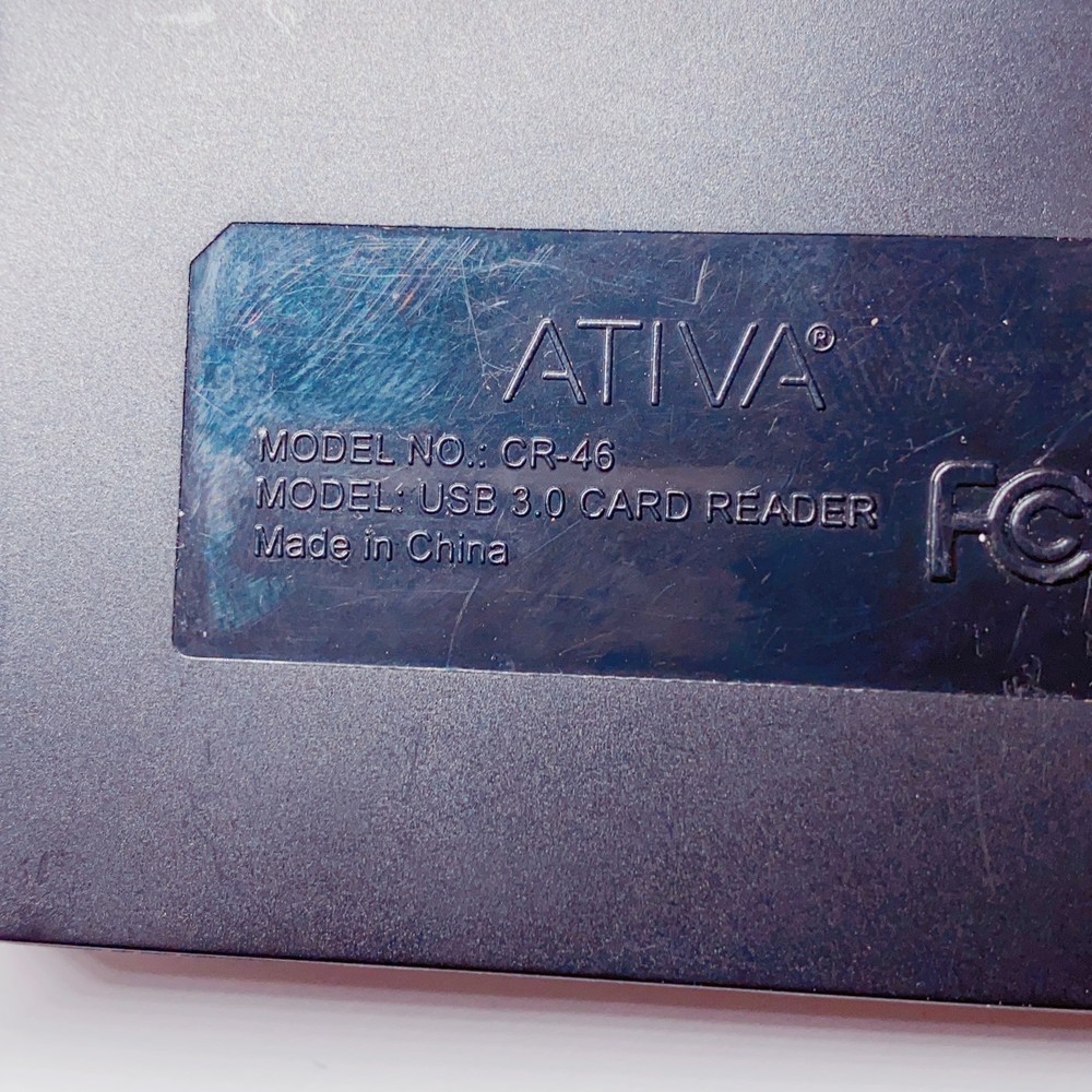 Ativa CR-46 USB 3.0 Multi Card Reader with CompactFlash SD Memory Stick Support