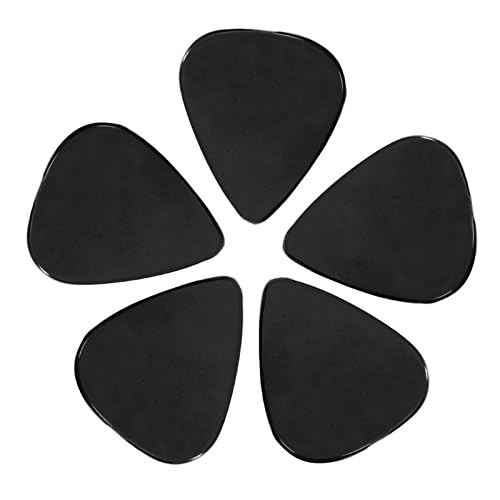 100-Pack Black Celluloid Guitar Picks Size Medium .71mm Medium,