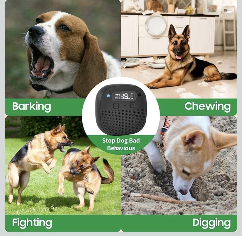 Rechargeable Anti Barking Device for Dog, DEVICE ONLY, NO Remote Or Type C Cable