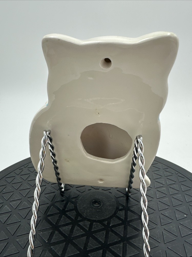 Vintage Ceramic Cat Kitty Wall Pocket Hanging Wall Hook Decor