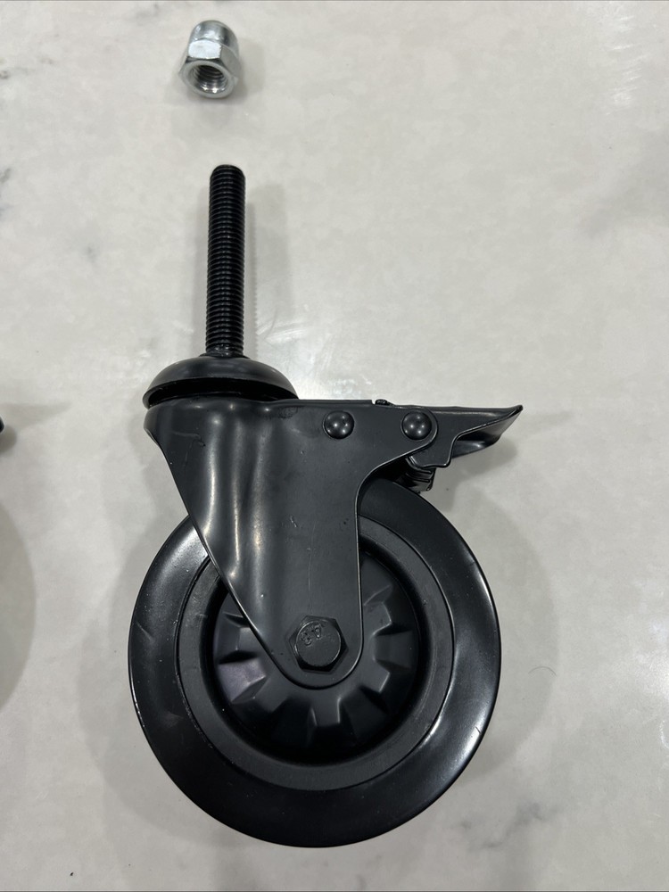 4x 4 inch Locking Swivel castor wheels 100x27