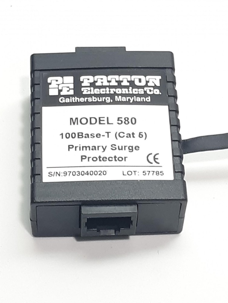 Patton Electronics 100BASE-T Primary Surge Protector Model 570/580