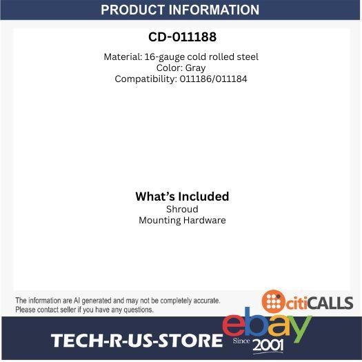 CyberData Outdoor Intercom Shroud 011188 Weather Shroud for CyberData Intercoms