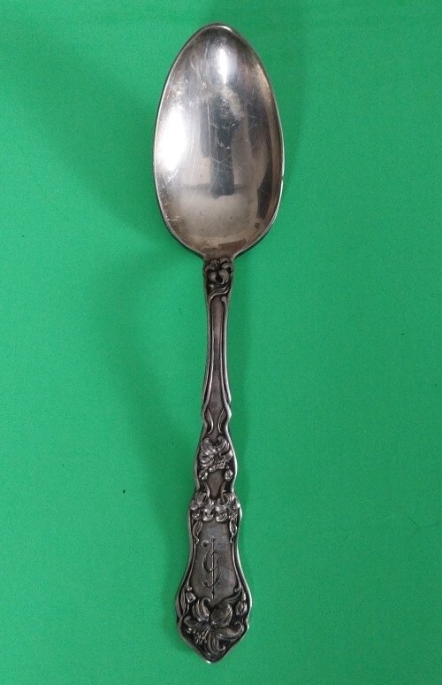 Silverplate Wm Rogers & Son AA 1908 LILY Tea spoon 6" Flatware