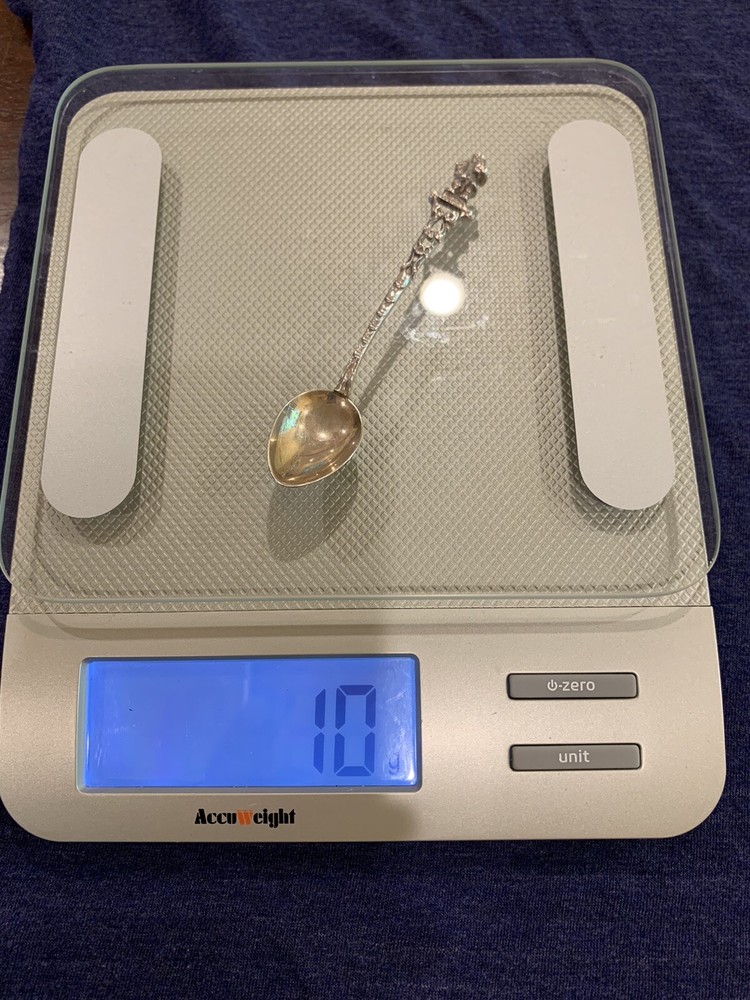 800 Silver Heidelberg Souvenir Spoon