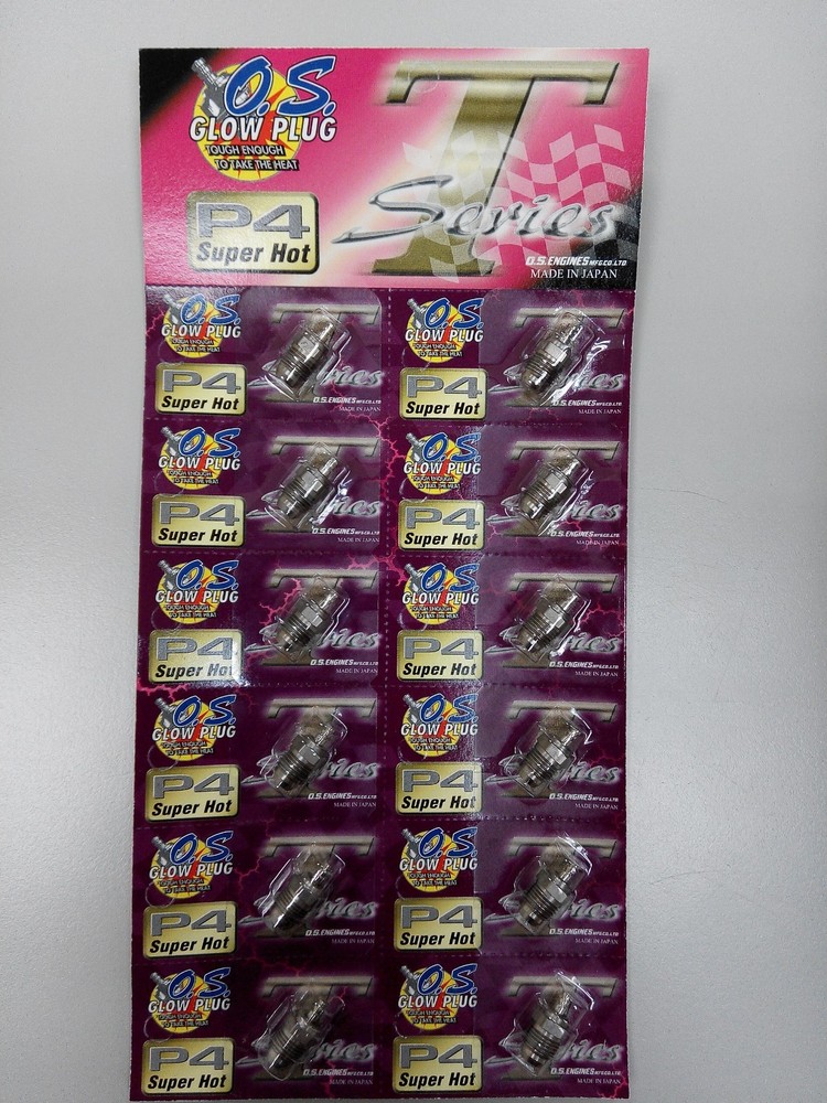 O.S. Glow plug P4(12pcs)