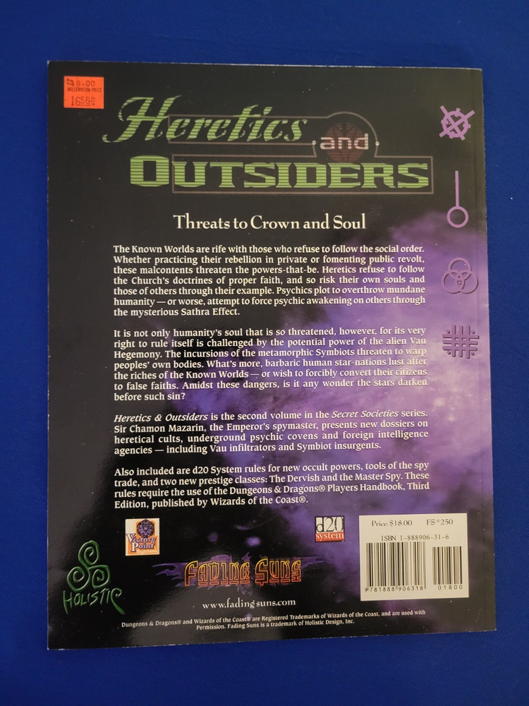 Heretics and Outsiders - Fading Suns #250