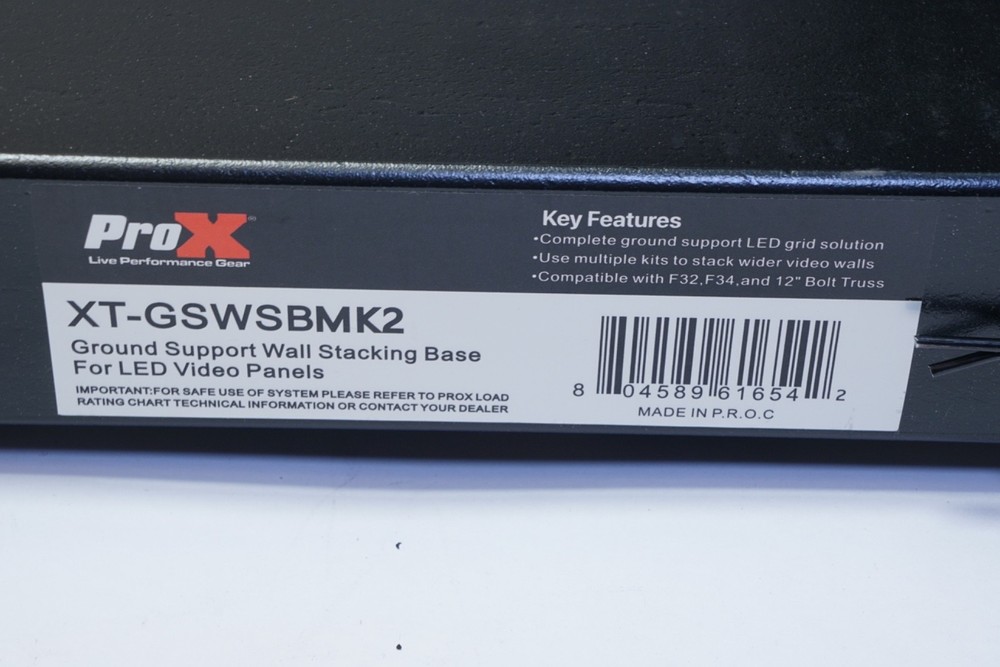 LEVELING BAR ONLY! ProX XT-GSWSB Ground Support Wall Base for Panel XT-GSWSBMK2