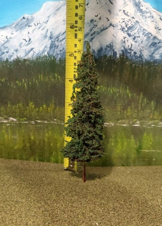 MOOSE CREEK TREES - Fir / Pine Trees (5" x 20 Trees) Model Trains HO N Z Scale